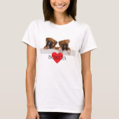 Boxer Pups T-shirt (Voorkant)
