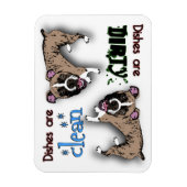 Boxer rechthoek Vaatwasser magneet (Verticaal)