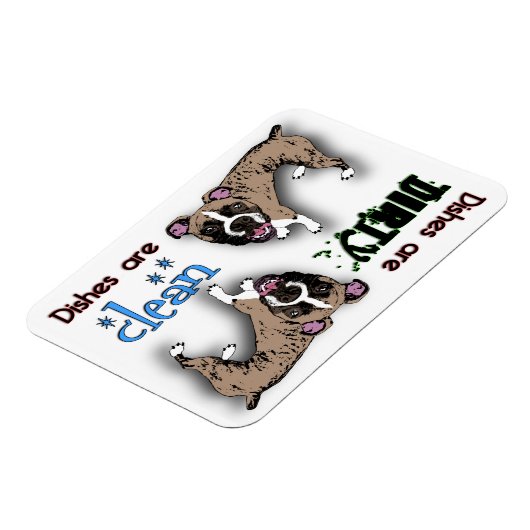 Boxer rechthoek Vaatwasser magneet (Linkerzijde)