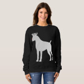 Boxer Reindeer Kersthond Trui (Voorkant volledig)