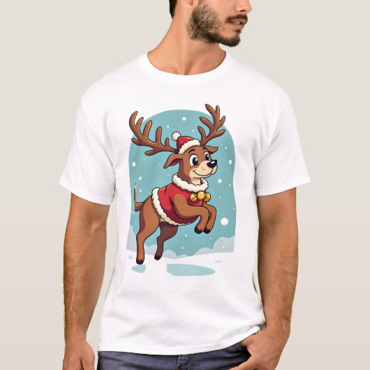 Boxer Rendier Dash T-shirt (Voorkant)
