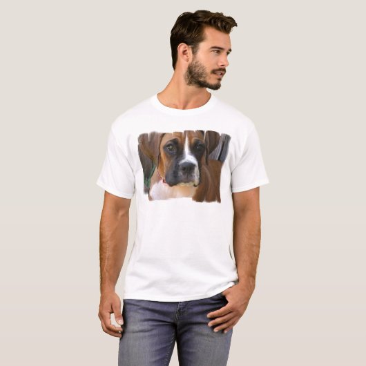 Boxer Rescue Mannen T-Shirt (Voorkant volledig)