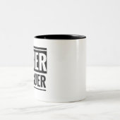 Boxer Rescuer Tweekleurige Koffiemok (Center)