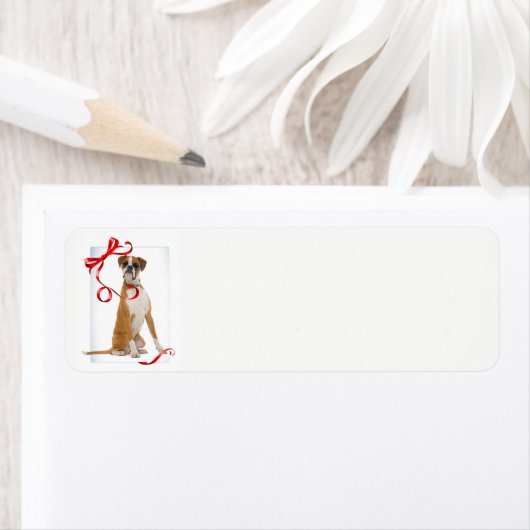 Boxer Return-adreslabel Etiket (Insitu)