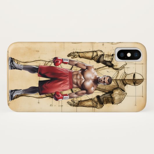 Boxer Robot iPhone / iPad hoesje (Achterkant (horizontaal))