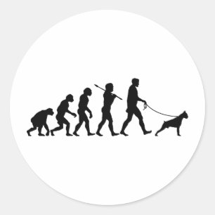 Boxer Ronde Sticker