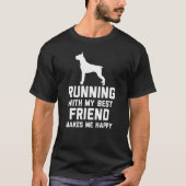 Boxer Runners Dog T-shirt (Voorkant)