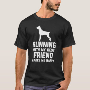 Boxer Runners Dog T-shirt