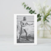 Boxer Sam Langford Briefkaart (Staand voorkant)