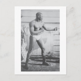 Boxer Sam Langford Briefkaart