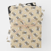 Boxer Schilderij Fawn Cropped Docked Schattigee Do Inpakpapier Vel (In situ)