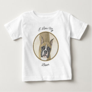 Boxer-schildering - Kute Original Dog Art