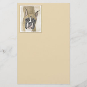 Boxer-schildering - Kute Original Dog Art Briefpapier