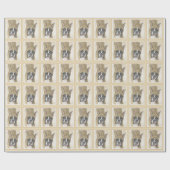 Boxer-schildering - Kute Original Dog Art Cadeaupapier (Vlak)