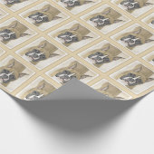 Boxer-schildering - Kute Original Dog Art Cadeaupapier (Hoek)