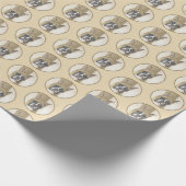 Boxer-schildering - Kute Original Dog Art Cadeaupapier (Hoek)