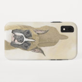 Boxer-schildering - Kute Original Dog Art Case-Mate iPhone Case (Achterkant (horizontaal))