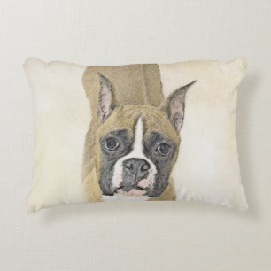 Boxer-schildering - Kute Original Dog Art Decoratief Kussen