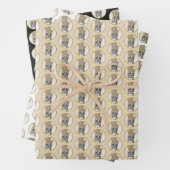 Boxer-schildering - Kute Original Dog Art Inpakpapier Vel (In situ)