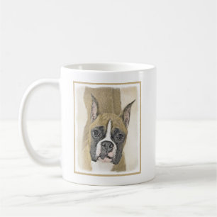 Boxer-schildering - Kute Original Dog Art Koffiemok