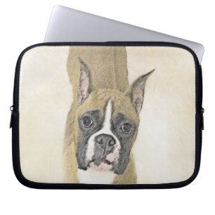 Boxer-schildering - Kute Original Dog Art Laptop Sleeve