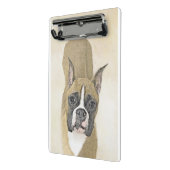 Boxer-schildering - Kute Original Dog Art Mini Klembord (Angled2)