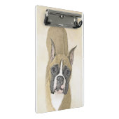 Boxer-schildering - Kute Original Dog Art Mini Klembord (Schuin)