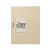 Boxer-schildering - Kute Original Dog Art Notitieblok (Linkerzijde)