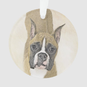 Boxer-schildering - Kute Original Dog Art Ornament