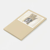 Boxer-schildering - Kute Original Dog Art Post-it® Notes (Schuin)