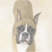 Boxer-schildering - Kute Original Dog Art Sticker (Voorkant)