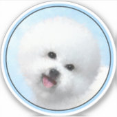 Boxer-schildering - Kute Original Dog Art Sticker (Voorkant)
