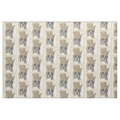 Boxer-schildering - Kute Original Dog Art Stof (Fat Quarter)