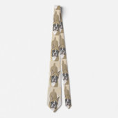 Boxer-schildering - Kute Original Dog Art Stropdas (Voorkant)