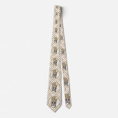 Boxer-schildering - Kute Original Dog Art Stropdas (Voorkant)