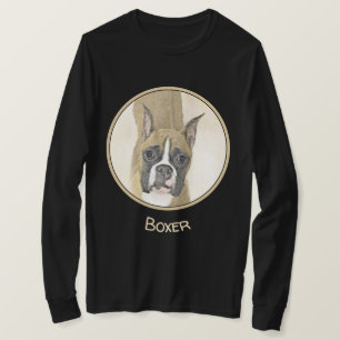 Boxer-schildering - Kute Original Dog Art T-shirt