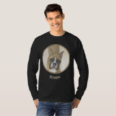 Boxer-schildering - Kute Original Dog Art T-shirt (Voorkant volledig)