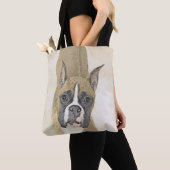 Boxer-schildering - Kute Original Dog Art Tote Bag (Dichtbij)
