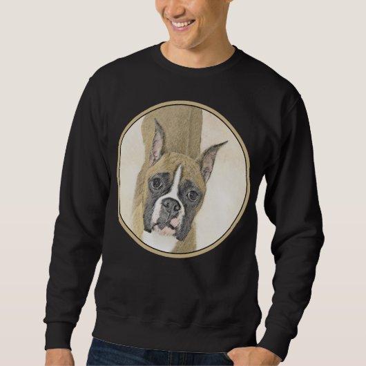 Boxer-schildering - Kute Original Dog Art Trui (Voorkant)