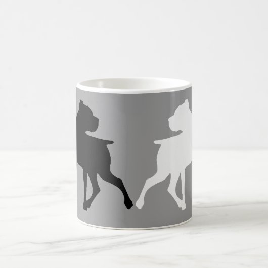 Boxer Silhouette Duet Coffee Mok (Center)