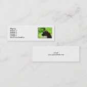 Boxer skinny-Visitekaartjes Mini Visitekaartje (Voorkant / Achterkant)