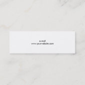 Boxer skinny-Visitekaartjes Mini Visitekaartje (Achterkant)