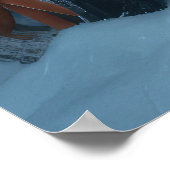 Boxer Sneeuwslee Kerstmisdecor Poster (Hoek)