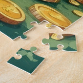 Boxer St. Patrick's Day Gelukkig Geluksdier Legpuzzel (Zijkant)