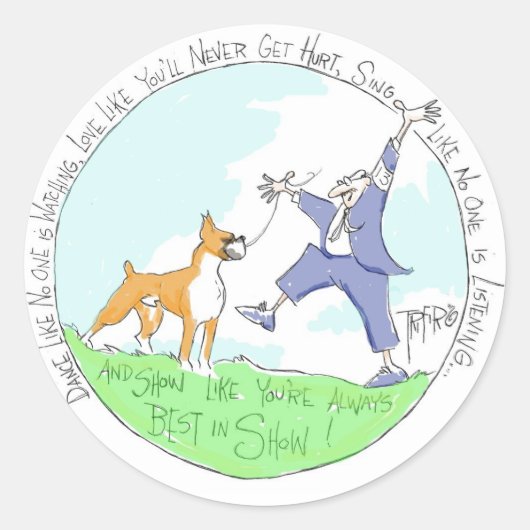 Boxer - STICKERS (Voorkant)