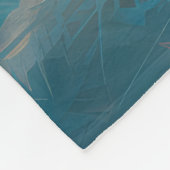 Boxer strand surfen schilderij fleece deken (Hoek)