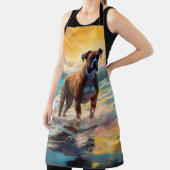 Boxer strand surfen schilderij schort (Insitu)