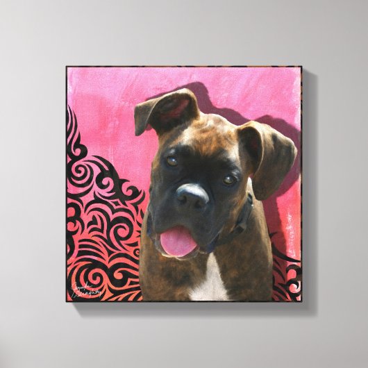 Boxer Stretched Canvas (Voorkant)