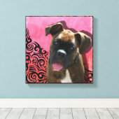 Boxer Stretched Canvas (Insitu (Houten vloer))