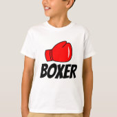 Boxer t shirt voor kinderen (Voorkant)